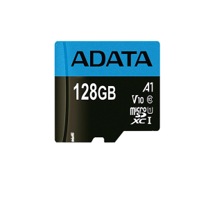 ADATA AUSDX128GUICL10A1-RA Premier 128GB microSDXC Flash Card with SD Adapter Model