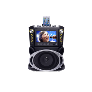 Karaoke Usa GF844 DVD CDG MP3G Karaoke Machine with 7 Inch TFT Color Screen with Record and Bluetooth