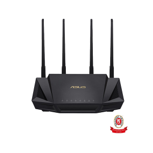 ASUS RT-AX3000 Dual Band WiFi Router, WiFi 6, 802.11ax, Lifetime Internet Security, support AiMesh Whole-home WiFi