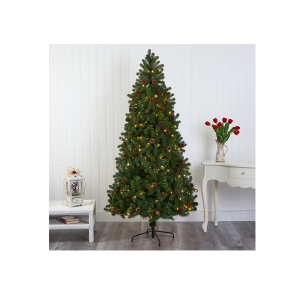 Nearly Natural T1777 7.5 Ft Rocky Mountain Spruce Artificial Christmas Tree