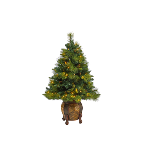 Nearly Natural T2432 52Inch North Carolina Mixed Pine Artificial Christmas Tree 