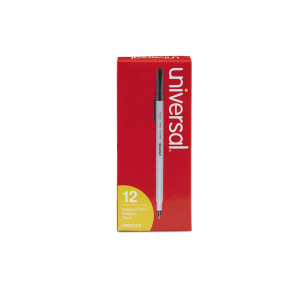 Universal UNV27410 Ballpoint Stick Oil-Based Pen, Dozen
